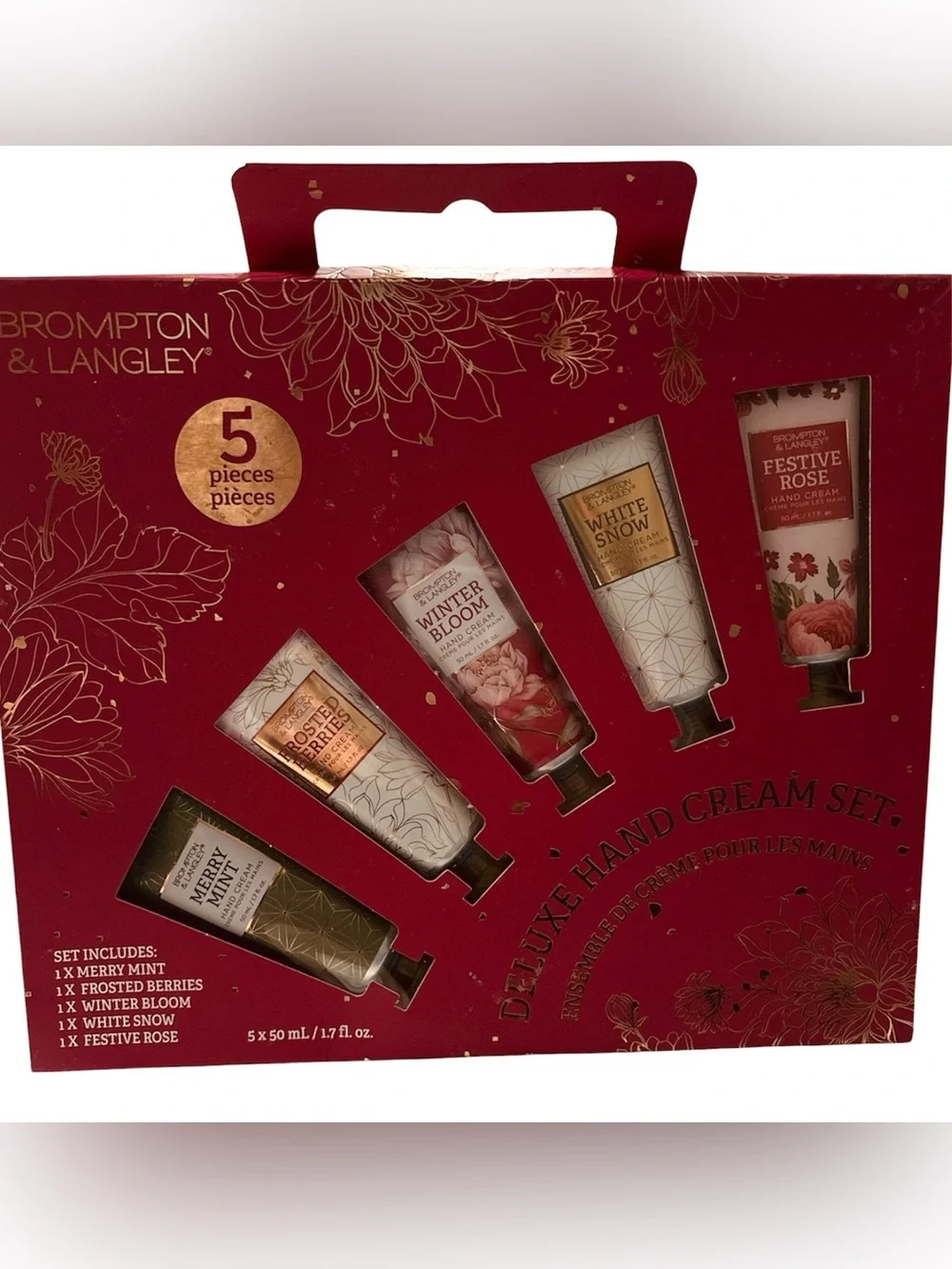 Deluxe  Hand Cream Gift Set - Red